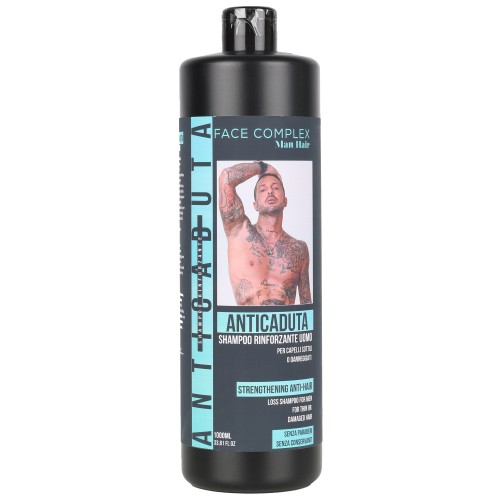 SHAMPOO ANTICADUTA FACE COMPLEX RINFORZANTE UOMO PER CAPELLI SOTTILI 1000ml - 7318